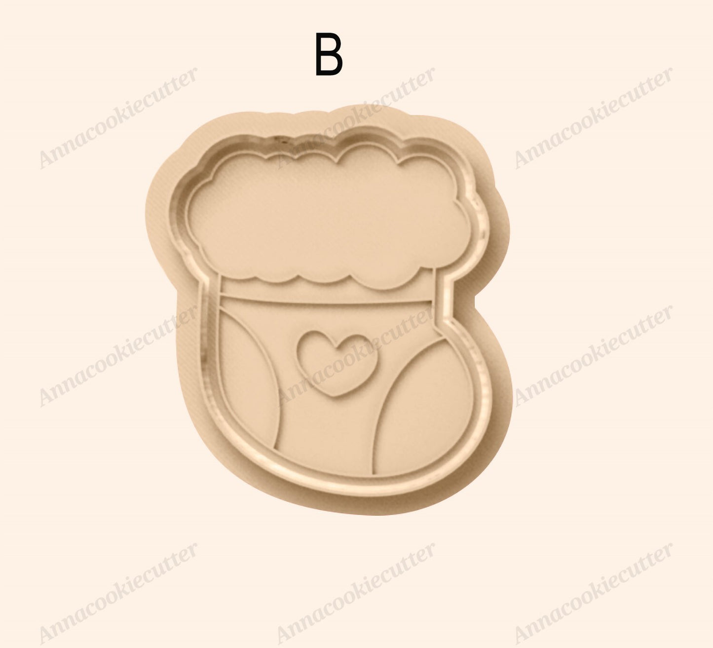 Taglia Biscotti Set a Forma di Calza Natalizia Formina di Natale Cookie Cutter