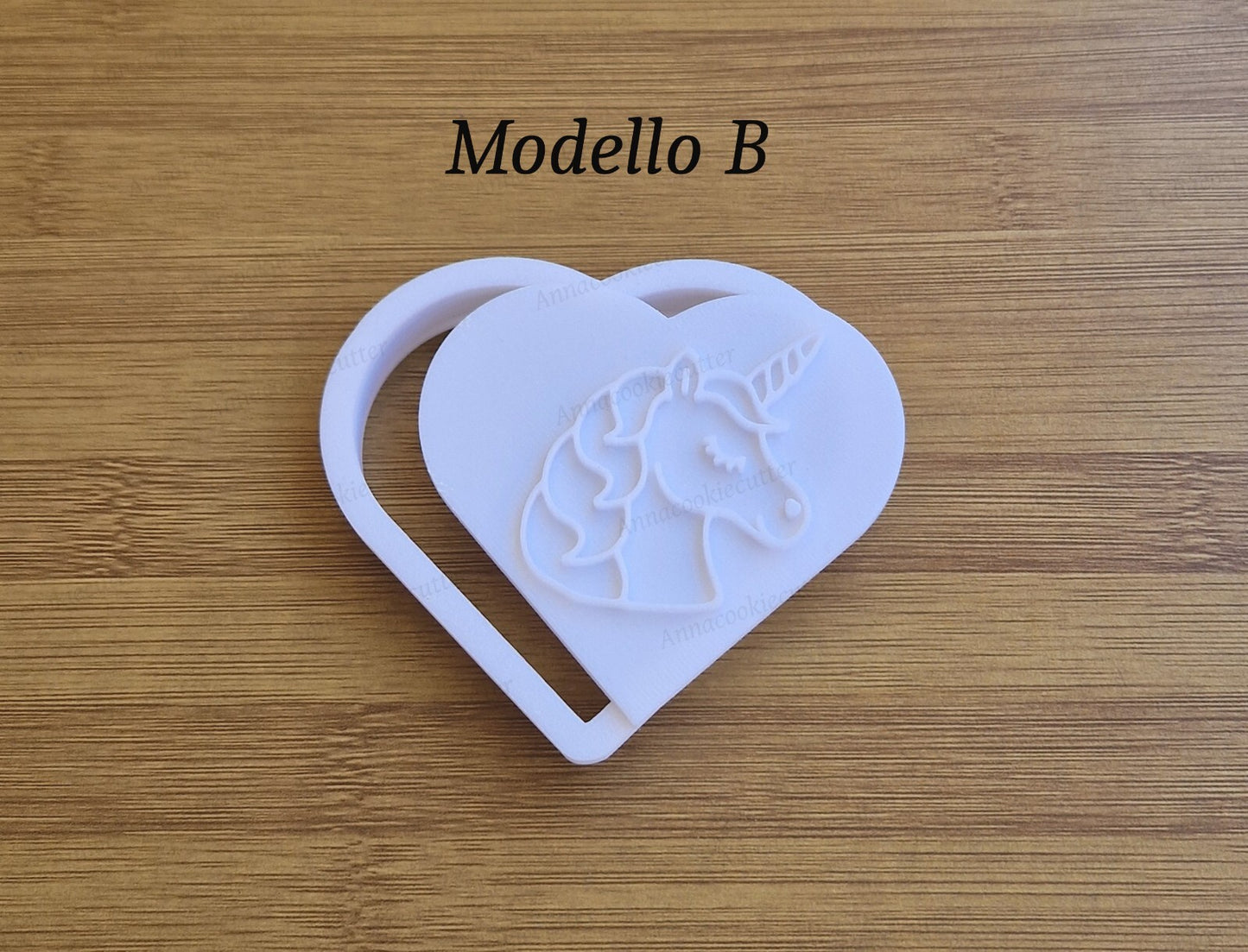 Set Formina per Biscotti a Forma di Unicorno Cutter Cuore per Dolci Feste Regali