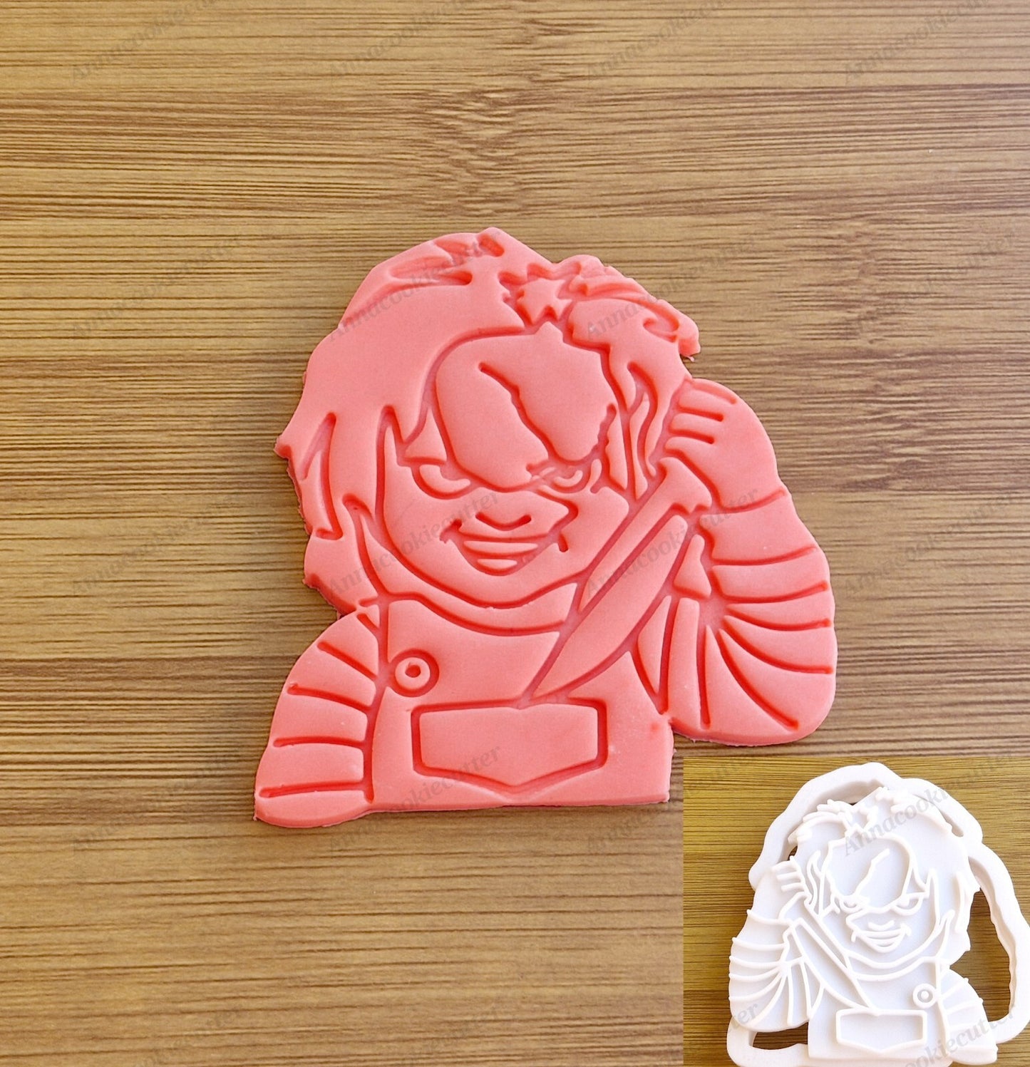 Formina per Biscotti Chucky Tagliabiscotti Halloween Cookie Cutter
