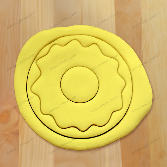 Tagliabiscotti Ciambella Formina per Biscotti a Forma di Donut Cookie Cutter