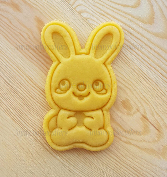 Formina Coniglio Di Pasqua Stampino Per Biscotti Formine Cookie Cutter 6x10 cm
