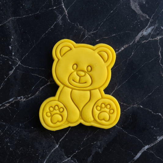 Tagliabiscotti Orsetto Peluche Nascita in PLA - Annacookiecutter