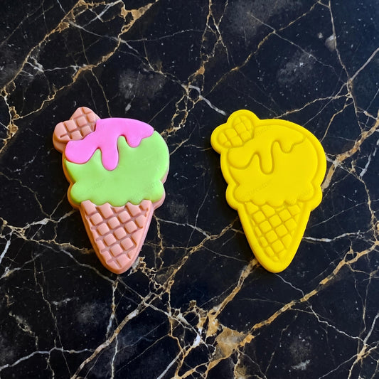 Set Tagliabiscotti Scomponibile a Forma di Gelato Estivo