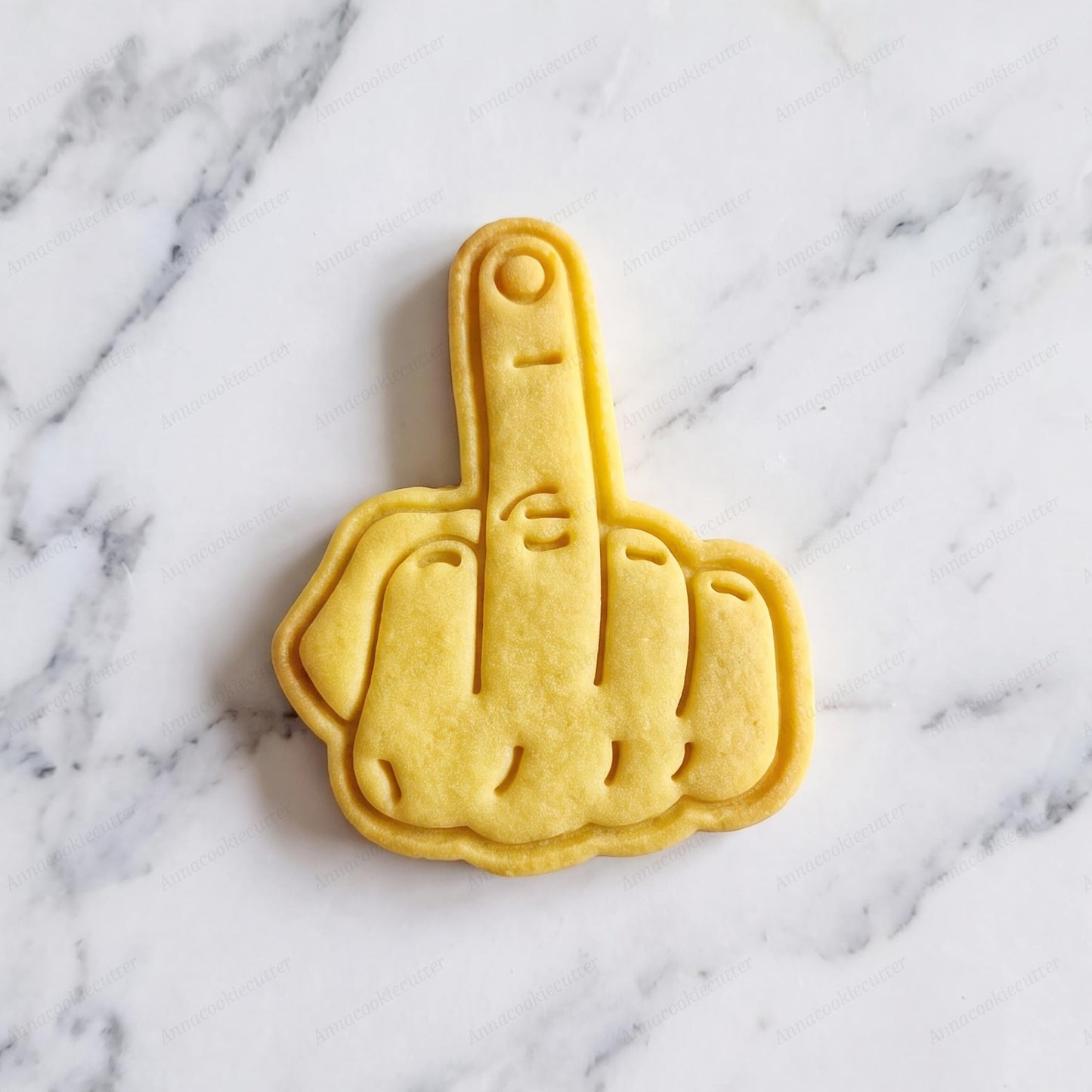Formina Dito Medio Divertente, Stampino Biscotti Scherzoso, Timbro Fondente Regalo Ironico, Embosser Addio al Nubilato, Set Compleanno Adulti