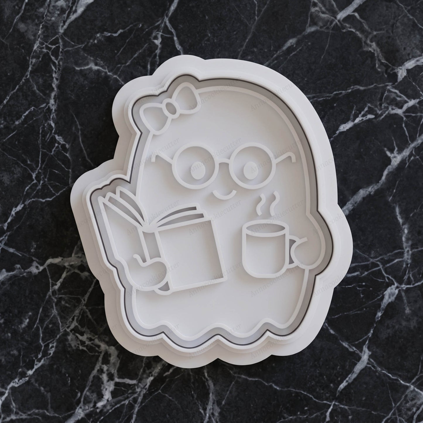 Set di Formine per Biscotti Fantasma Lettore e Zucca con Occhiali
