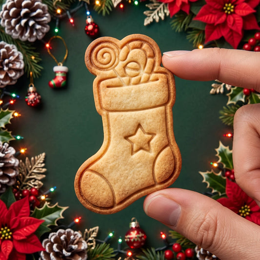 Calzino Di Natale Formina Per Biscotti Tagliabiscotti Calza Befana Cookie Cutter