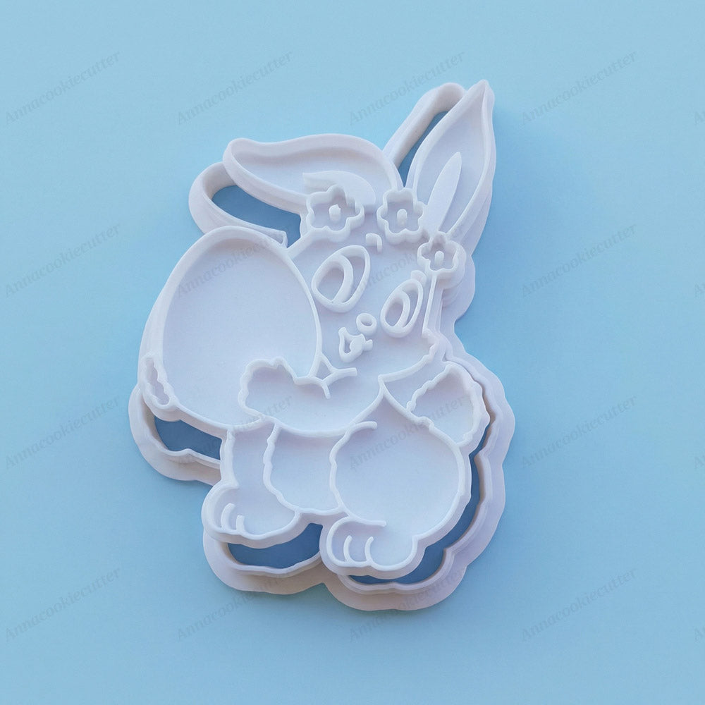 Coniglio Di Pasqua Formina Per Biscotti Stampino Formine Cookie Cutter 8x11 cm