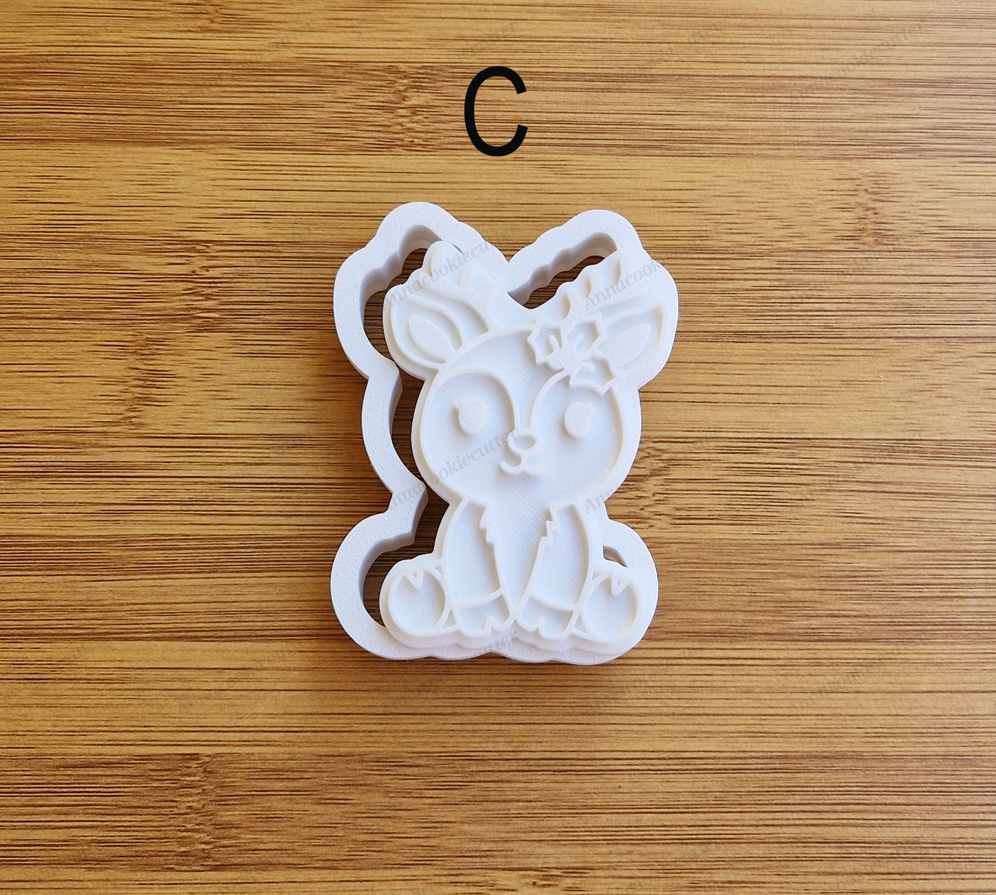 Set Tagliabiscotti di Natale – Formine Natalizie con Babbo Natale, Elfo, Renna e Campanella