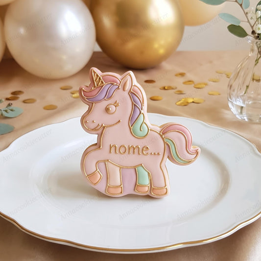 Formina Unicorno Personalizzabile con Nome Compleanno