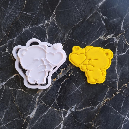 TagliaBiscotti Orsetto Formine Per Biscotti Orso Panda Cuore Cookie Cutter