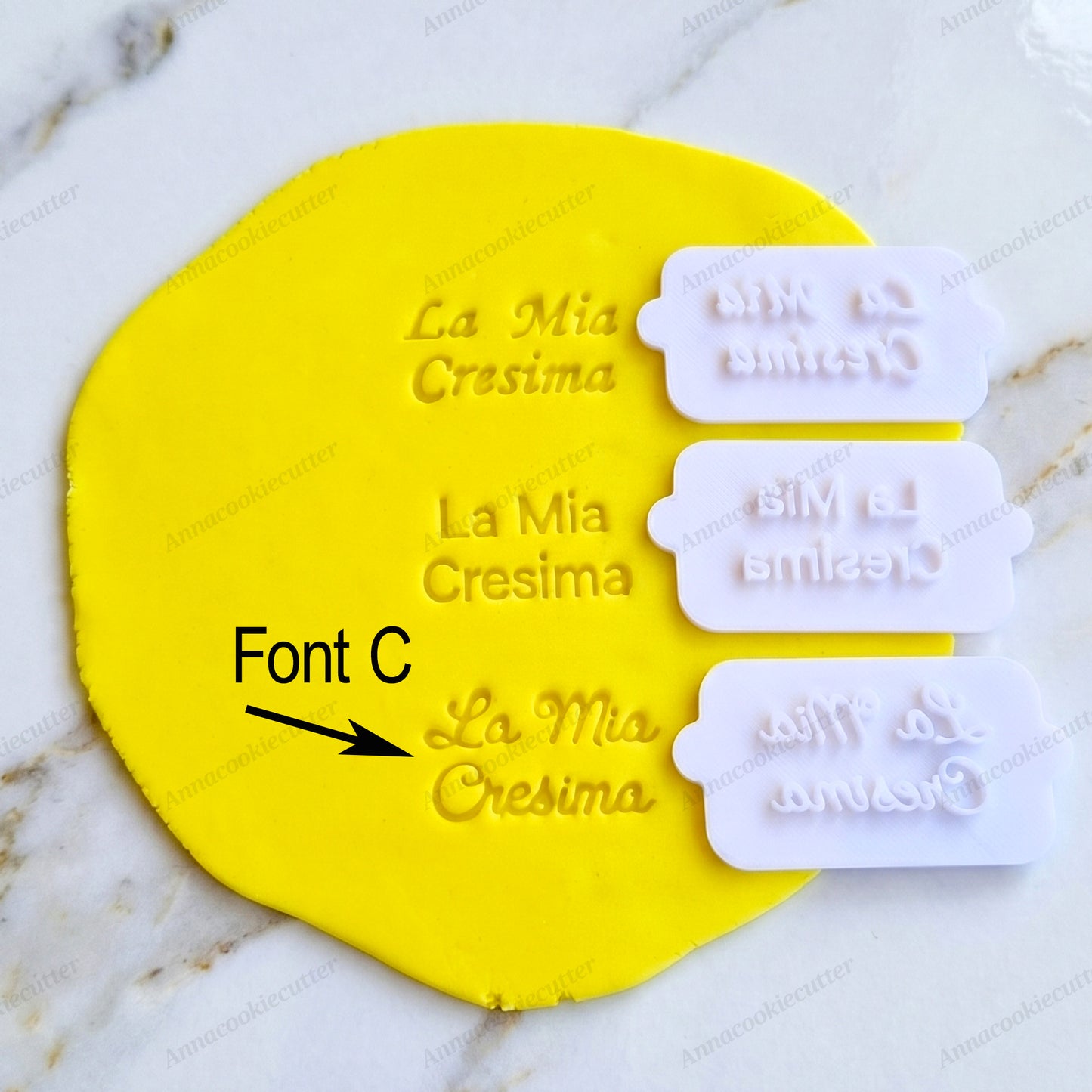 La Mia Cresima Solo Il Timbro Per Biscotti Tagliabiscotti Cookie Cutter 6x3 cm