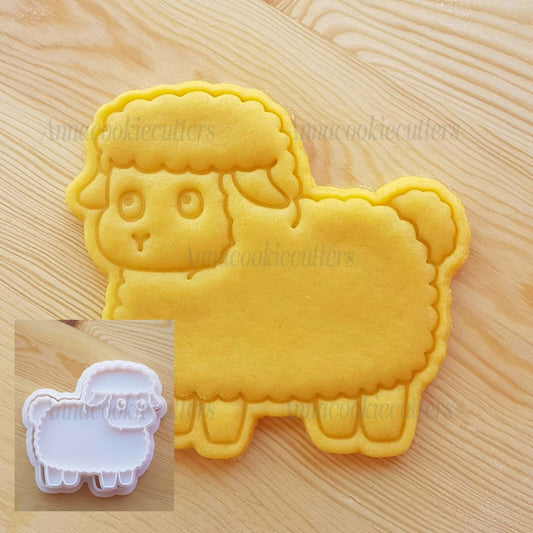 Formina Per Biscotti Agnello Carino Stampo Frolla Tagliabiscotti PDZ 9x9 cm