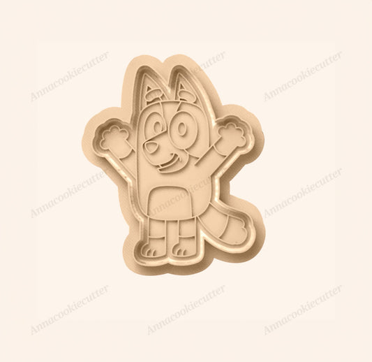 Bluey Formina Per Biscotti Cookie Cutter Frolla Pasta di Zucchero Cake Design