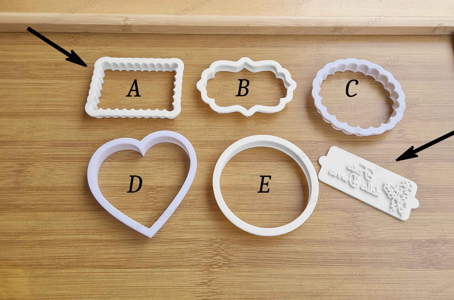 Festa Della Donna Formine per Biscotti Cookie Cutter Timbro Cornice 8 cm