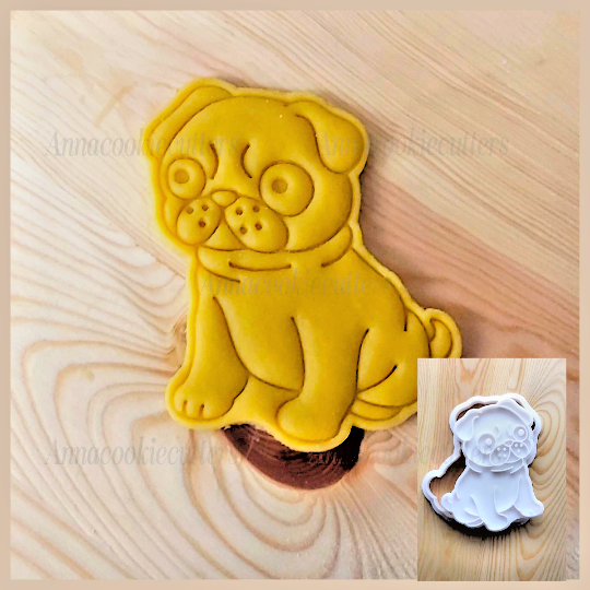 Cane Bulldog Formina Per Biscotti Stampo Chow Chow Tagliabiscotti Cookie Cutter