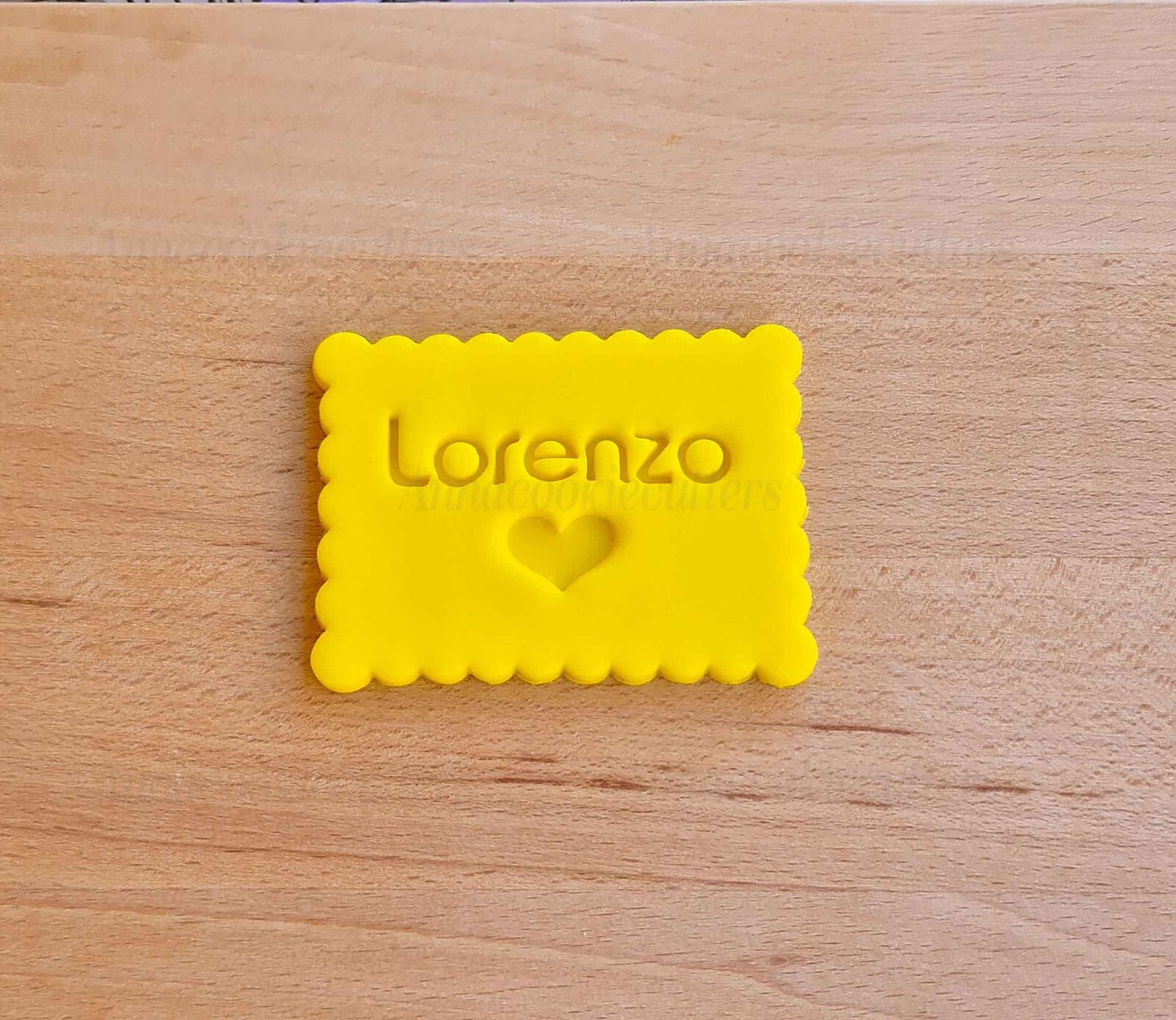 Tagliabiscotti Nome Personalizzabili Font Diversi Formine Per Biscotti 7x5 cm