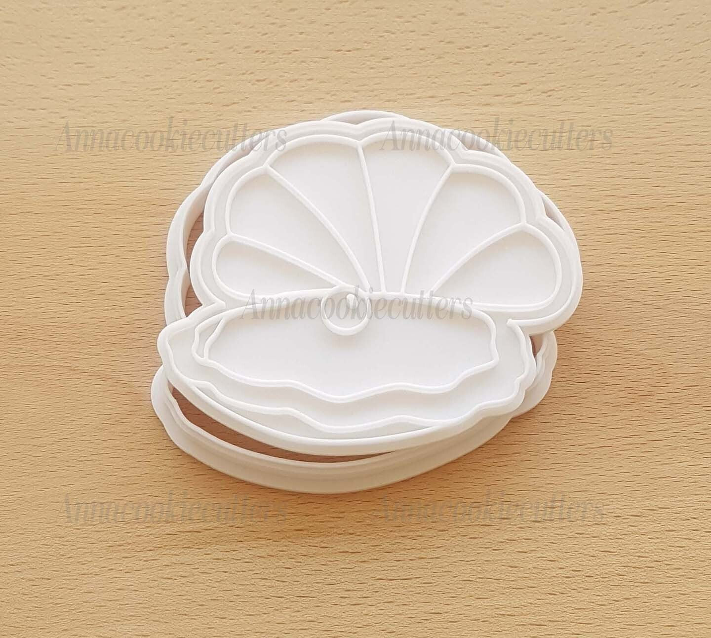 Conchiglia Formina per Biscotti Frolla Tagliabiscotti Estive Stampo PDZ 10x9 cm