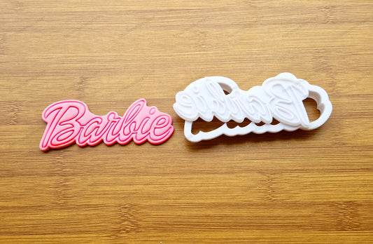Logo Barbie Cookie Cutter Formine Per Biscotti o PDZ cake design