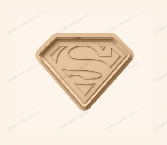 Formina Taglia Biscotti Superman Logo S, DC Comics Stampo Supereroe Cake Design