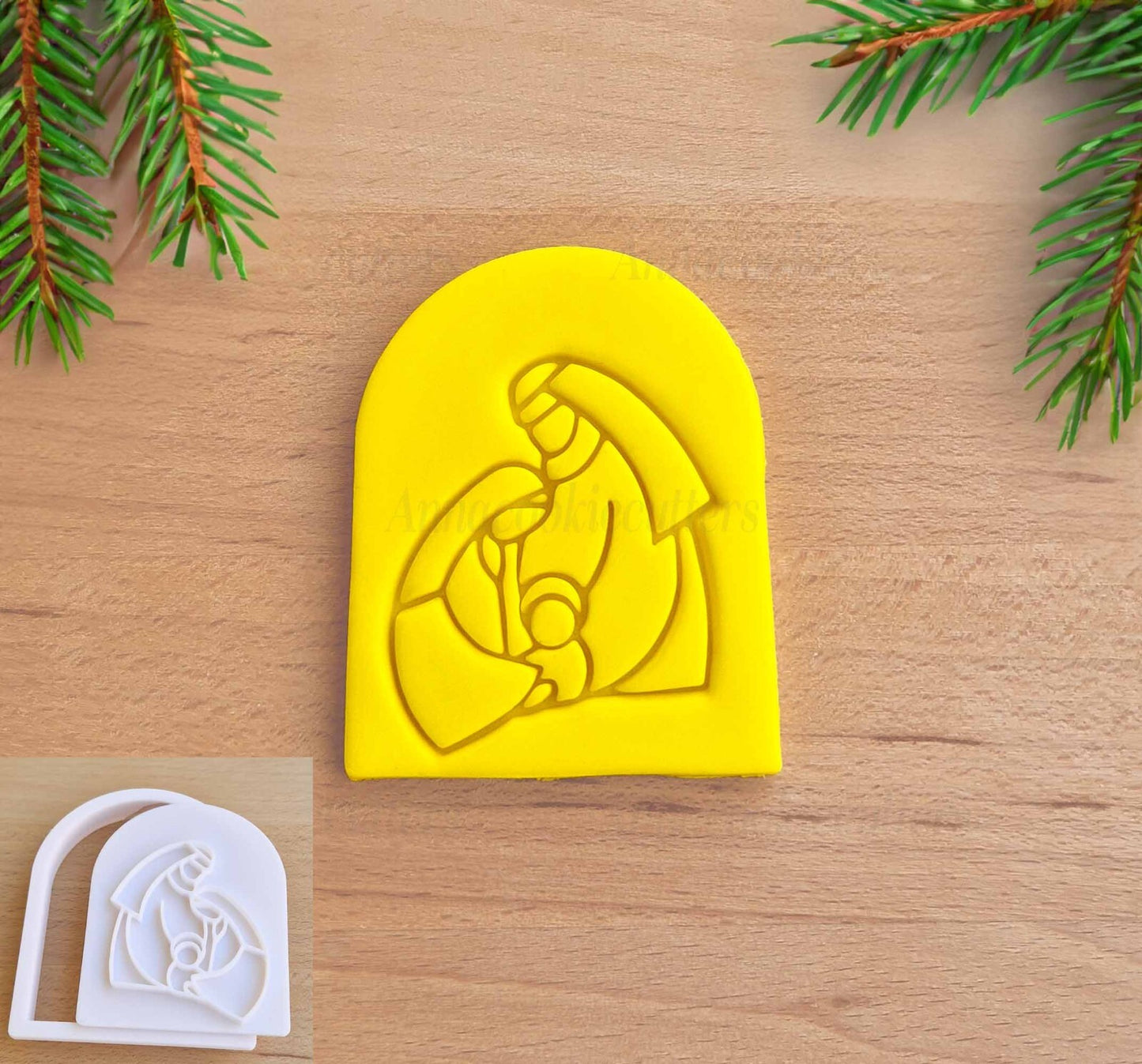 Presepe Tagliabiscotti Scena Natività Formina Biscotti Di Natale Cookie Cutter