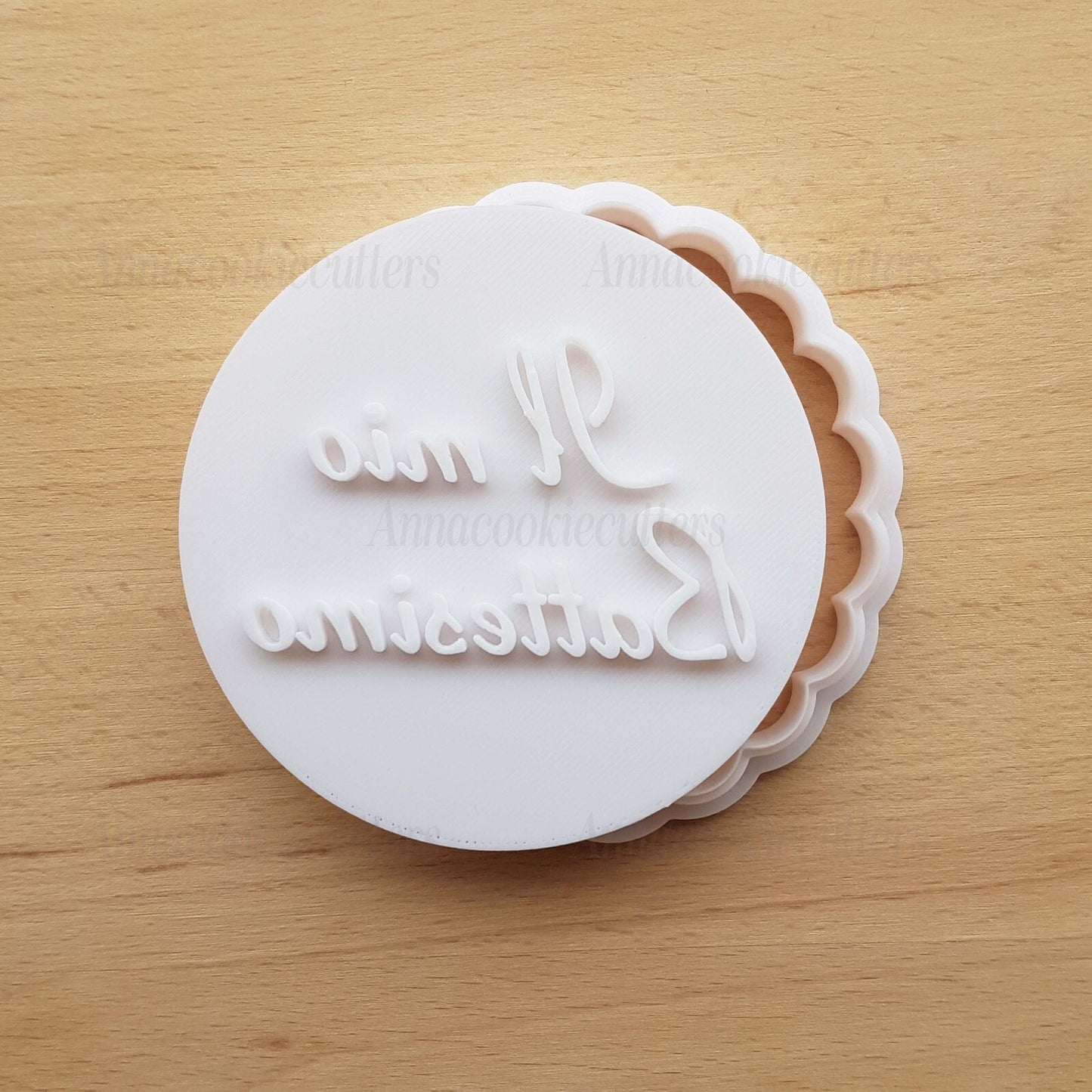 Timbro Il Mio Battesimo Embossing Impronta Cake Design Formina Cookie Cutter 7cm