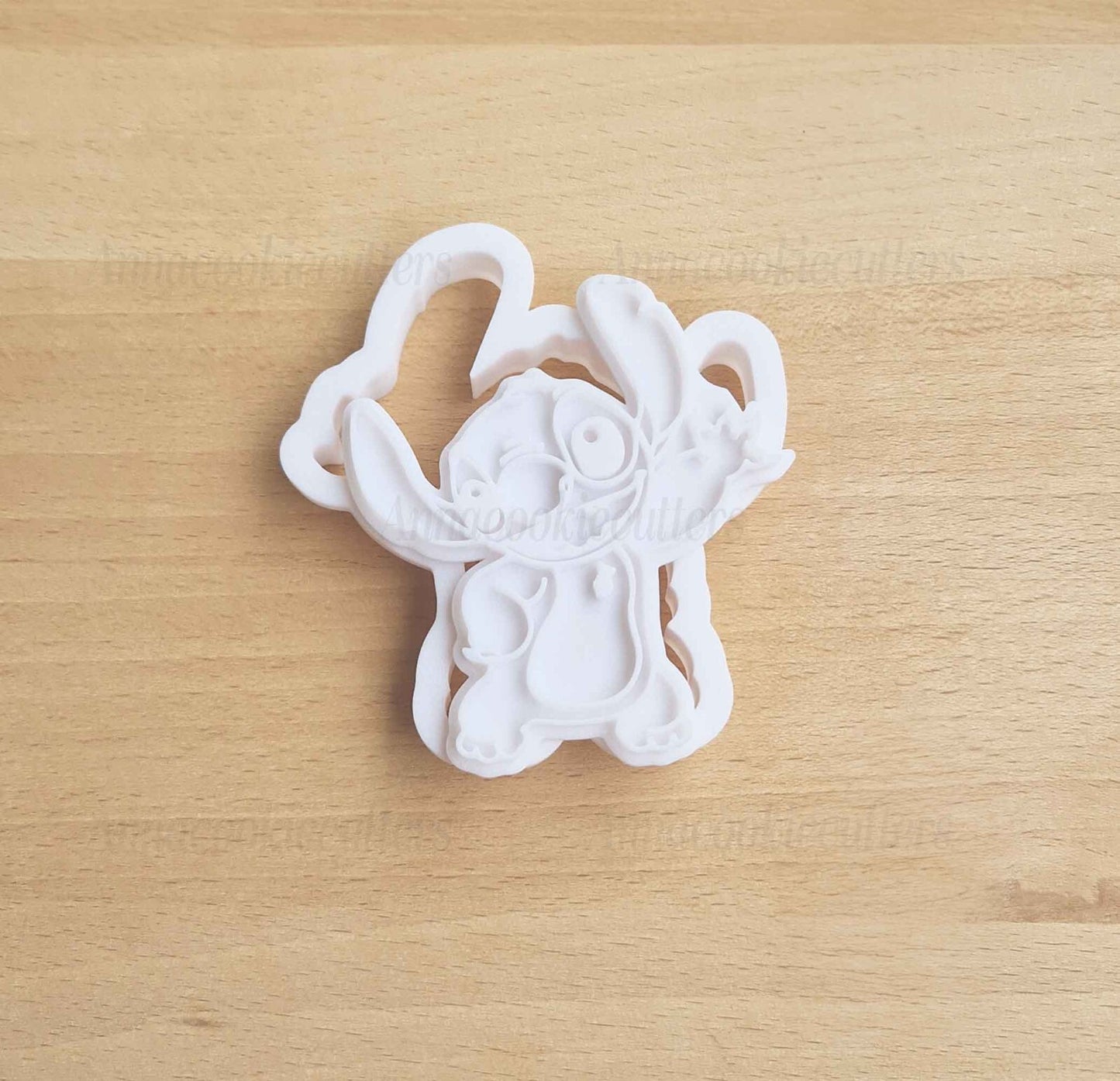 Stitch e Angel Cookie Cutter per Compleanni Formine Per Biscotti Feste A Tema