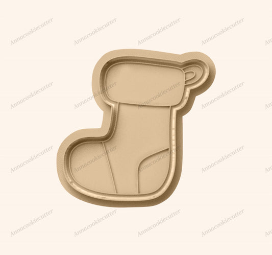 Taglia Biscotti a Forma di Calza Natalizia Formina di Natale Cookie Cutter