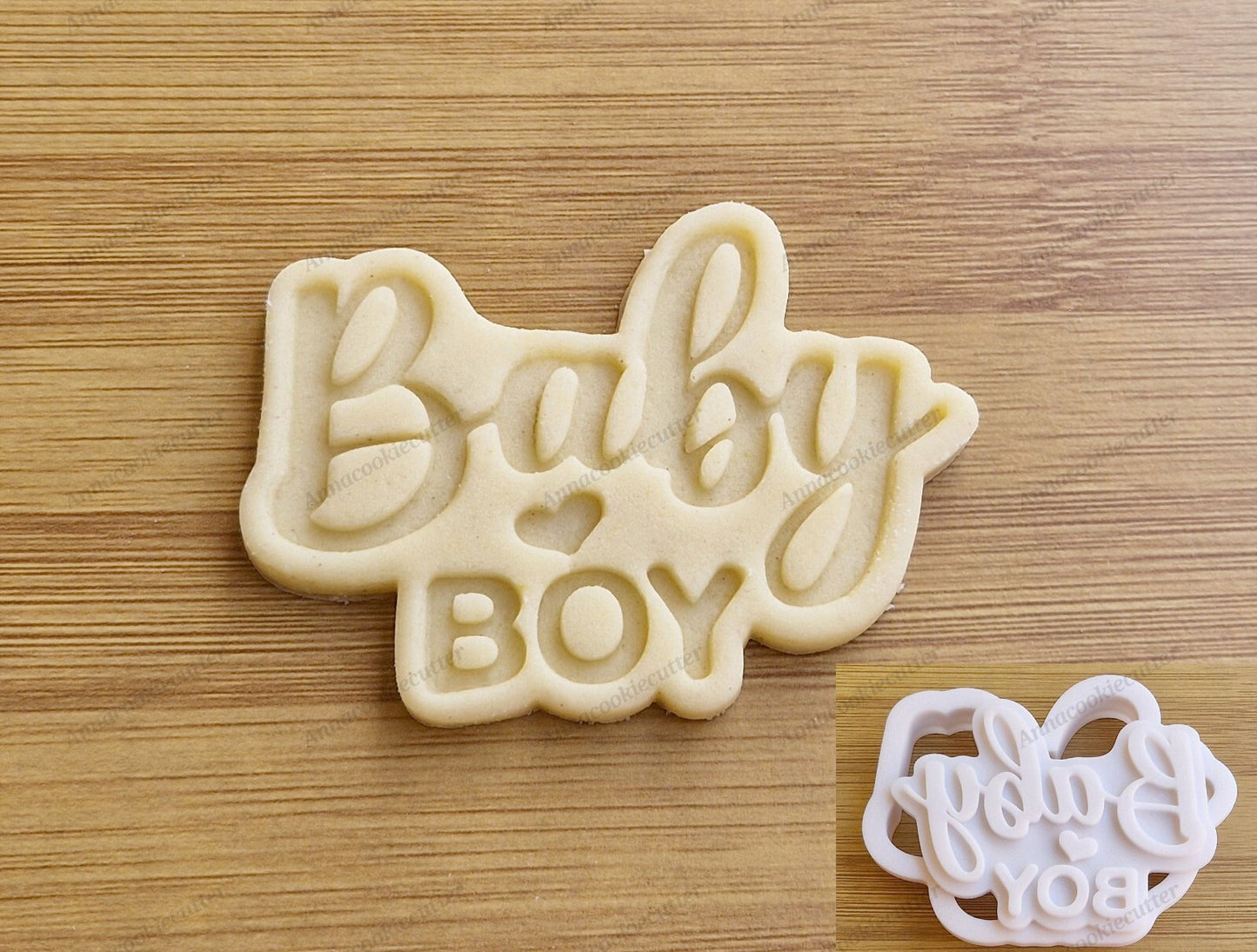Formina per Biscotti Baby Boy Cookie Cutter Battesimo Nascita Baby Shower