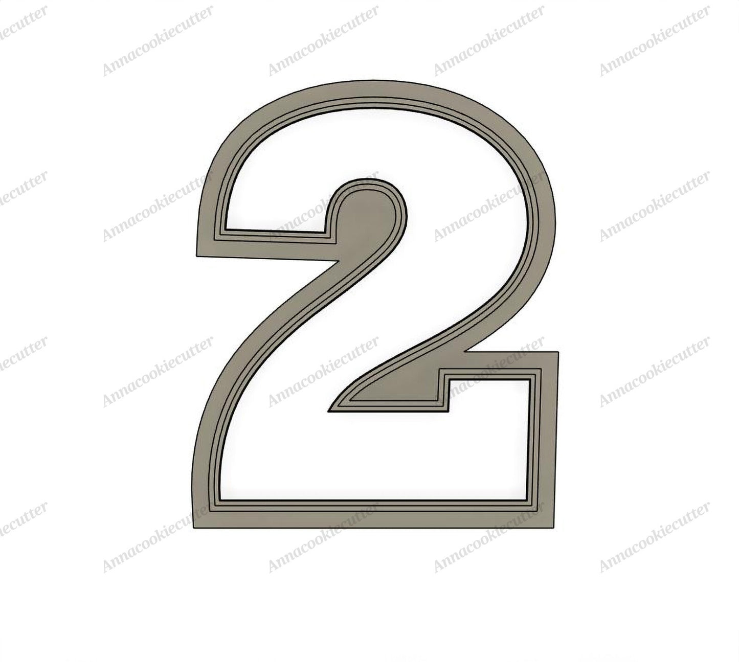 Formine Tagliabiscotti Numeri Set 9 Pezzi Compleanno Feste Bambini Cookie Cutter