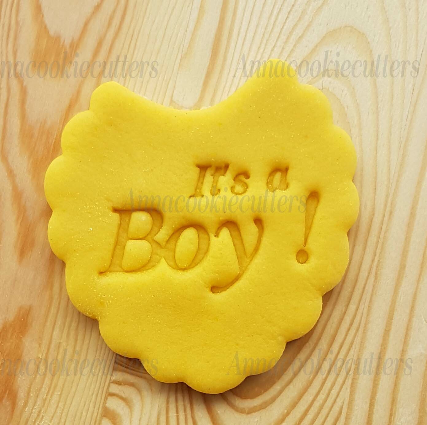 It's A Girl A Boy Formina Per Biscotti Nascita Battesimo Cookie Cutter 8x8 cm