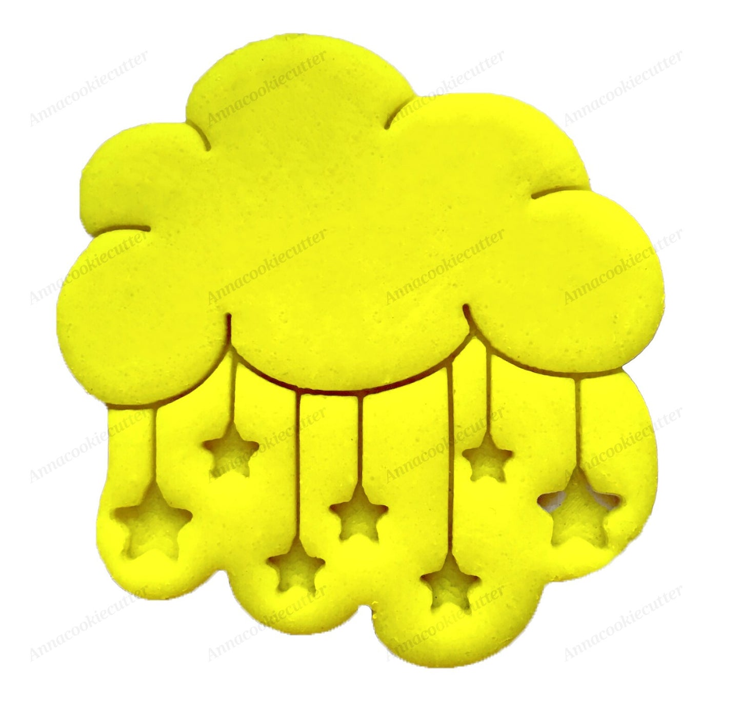 Nuvola con Stelle Taglia Biscotti Nascita Cookie Cutter Battesimo Baby Shower