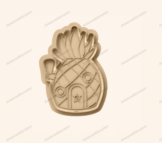 Formina Taglia Biscotti Casa di Spongebob Cookie Cutter Decorazione Torte