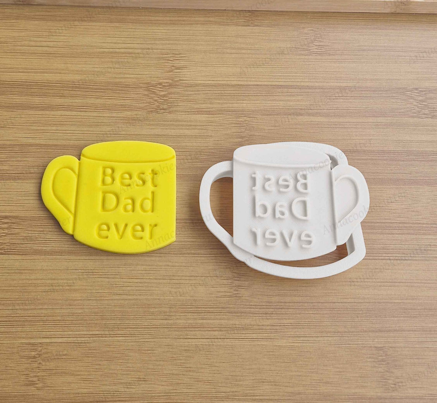Festa Del Papà Tazza Formina Per Biscotti Stampino Cookie Cutter