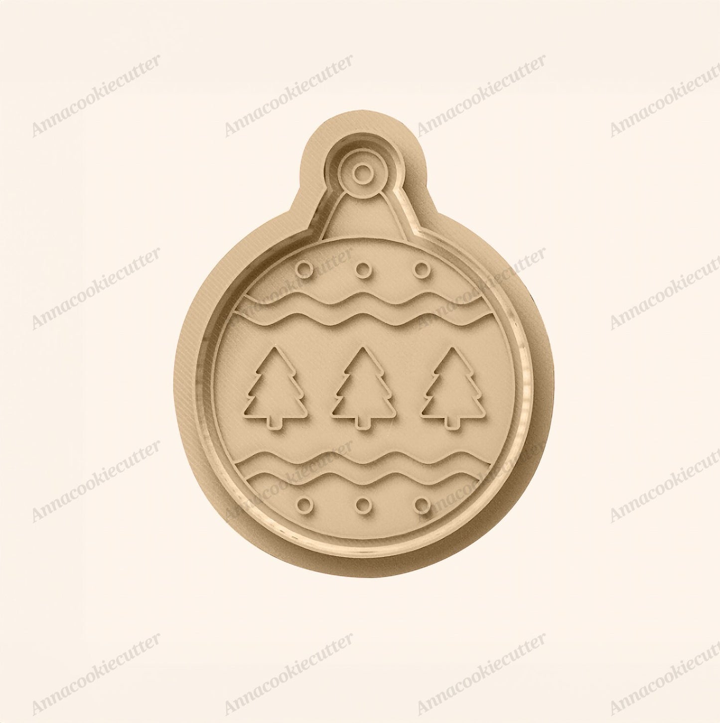 Formine Per Biscotti Pallina Di Natale Cookie Cutter Ornamenti Di Natale