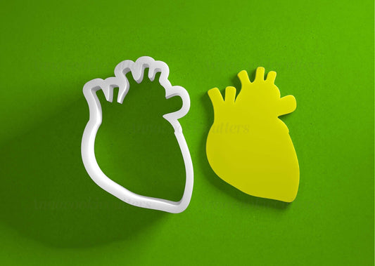 Formina per Biscotti A Forma Di Cuore Umano Tagliabiscotto Anatomico Frolla, Pdz