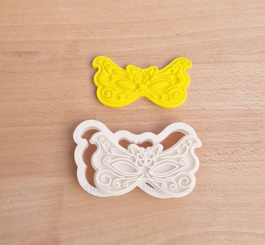 Maschera Carnevale Stampino Per Biscotti Formina Cookie Cutter Taglia Biscotti