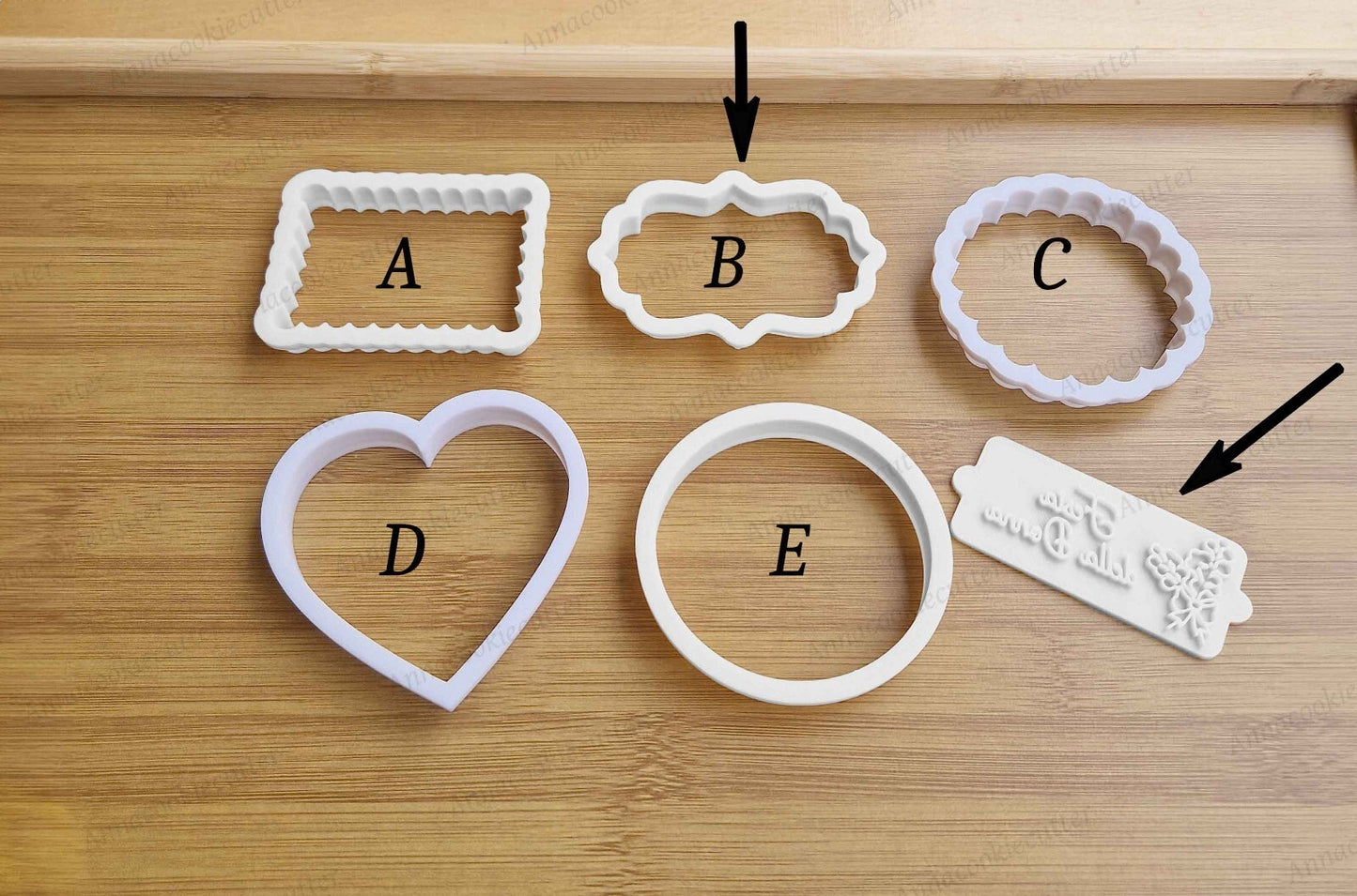 Festa Della Donna Formine per Biscotti Cookie Cutter Timbro Cornice 8 cm