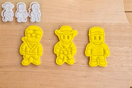 Stumble Guys Set Taglia Biscotti Formine Compleanno Cake Design Cookie Cutter