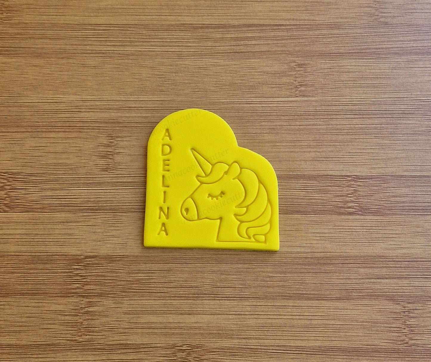 Formina Per Biscotti Unicorno Nome Personalizzato Cookie Cutter Feste Compleanno