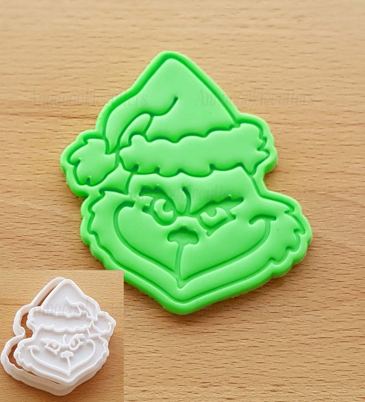 Il Grinch Formina Per Biscotti Stampo Natale Tagliabiscotti Cookie Cutter 7x8 cm