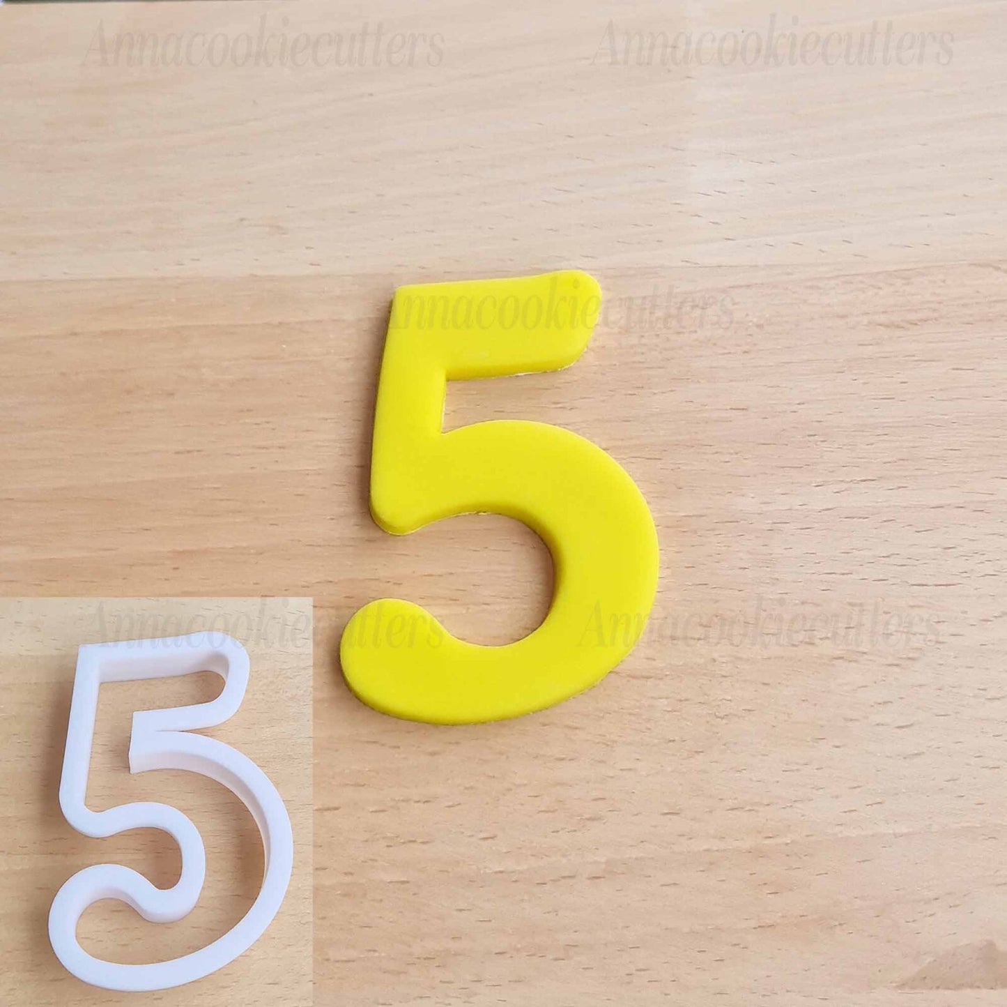 Tagliabiscotti Numero 5 Festa Compleanno Formine per Biscotti Cookie Cutter