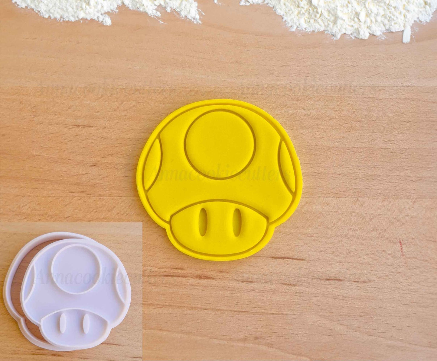 Fungo Toad Tagliabiscotti Il Gioco di Mario Formina per Biscotti Compleanno