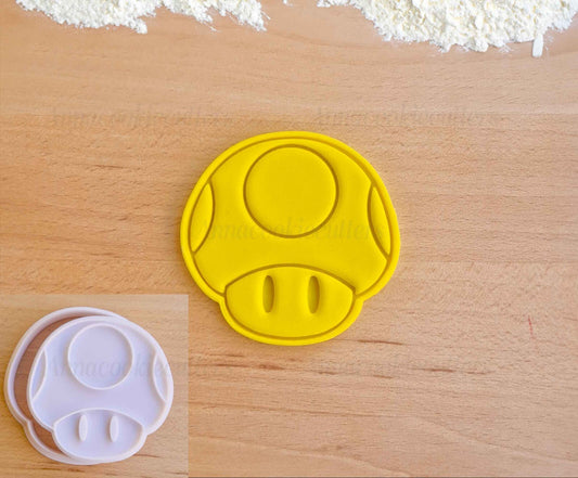 Fungo Toad Tagliabiscotti Il Gioco di Mario Formina per Biscotti Compleanno