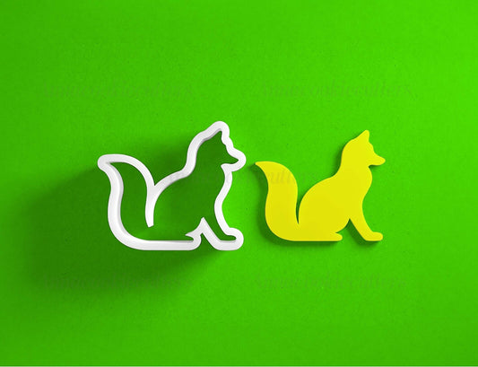 Tagliabiscotti Volpe Seduta Formina Per Biscotti Animali Cutter Cake Design