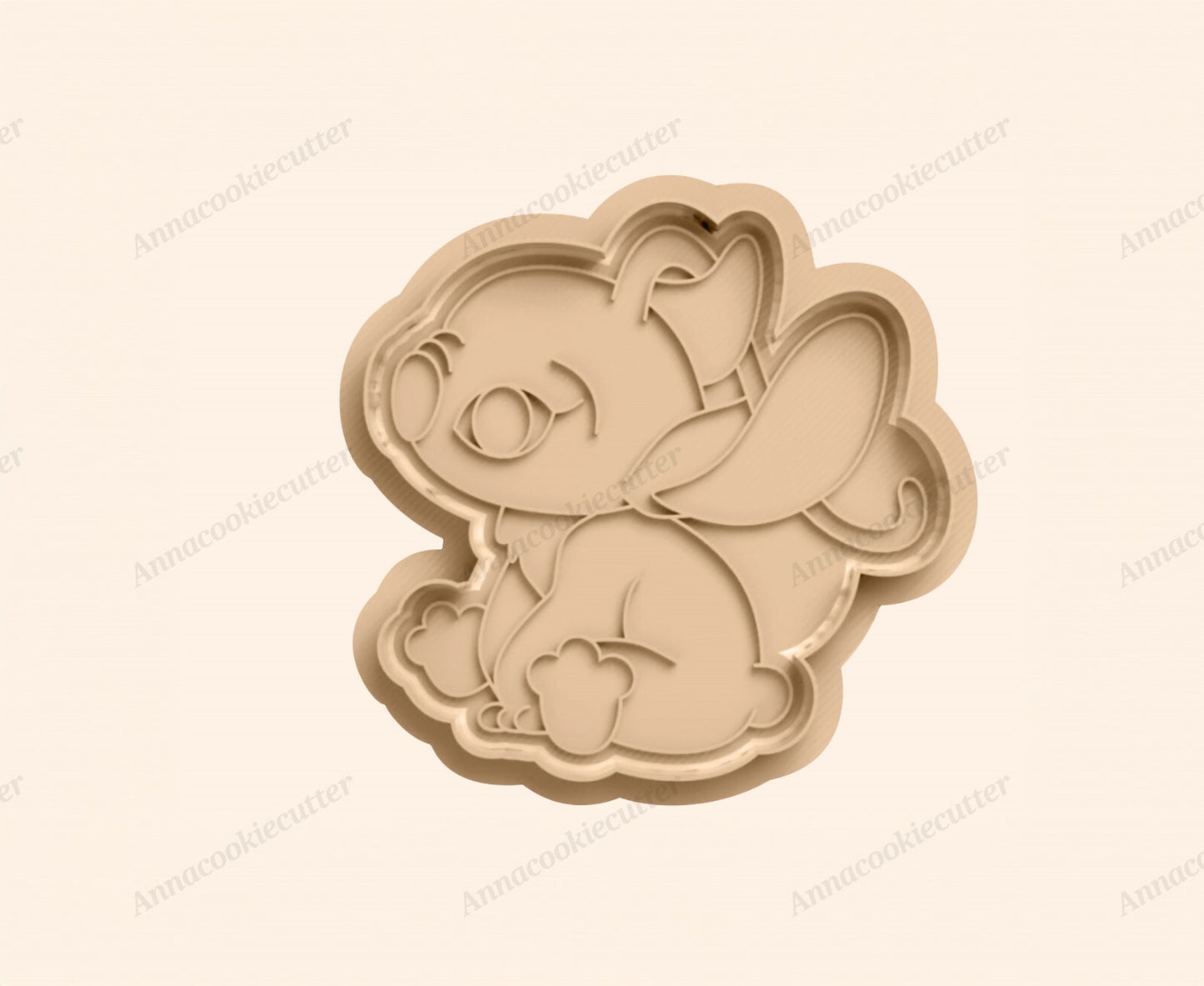 Stitch e Angel Cookie Cutter per Compleanni Formine Per Biscotti Feste A Tema