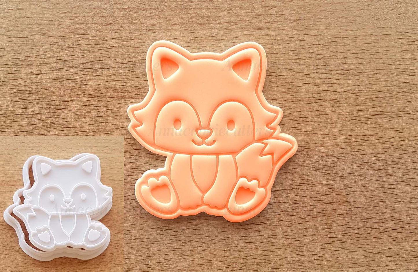 Formina Per Biscotti Volpe Animali Giungla Stampino Frolla Pasta Di Zucchero