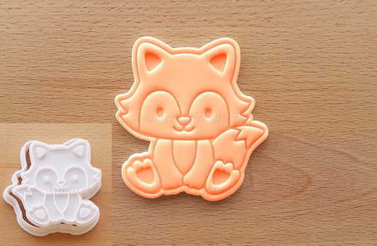 Formina Per Biscotti Volpe Animali Giungla Stampino Frolla Pasta Di Zucchero