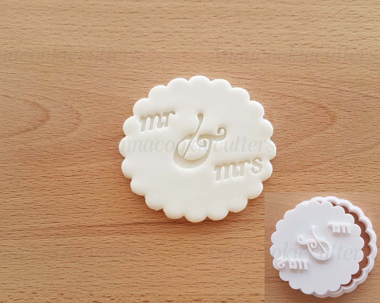 Formina Per Biscotti Mr & Mrs Stampino Per Fondente Frolla Cake Design E Glassa