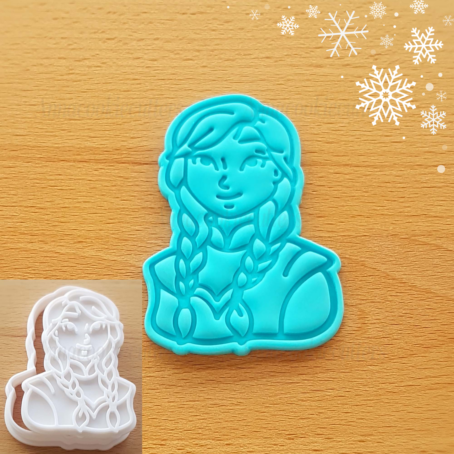 Elsa Anna Stampi Frozen Formina Per Biscotti Renna Tagliabiscotti Cartoni