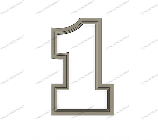 Formine Tagliabiscotti Numeri Set 9 Pezzi Compleanno Feste Bambini Cookie Cutter